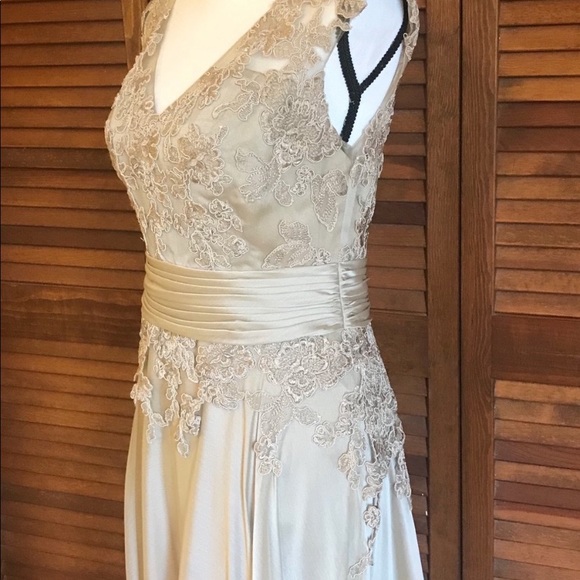 Formal Jade By Jasmine gown in latte - Picture 2 of 6